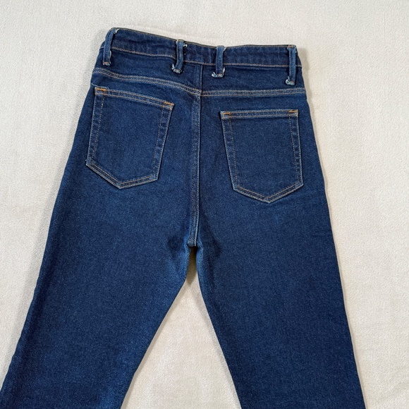 Sandro Paris Jeans Womens Size EU38 Dark Blue Skinny High Waist Capri - Picture 9 of 13